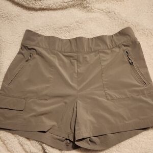 Athleta 5" polyester/spandex- size 14.